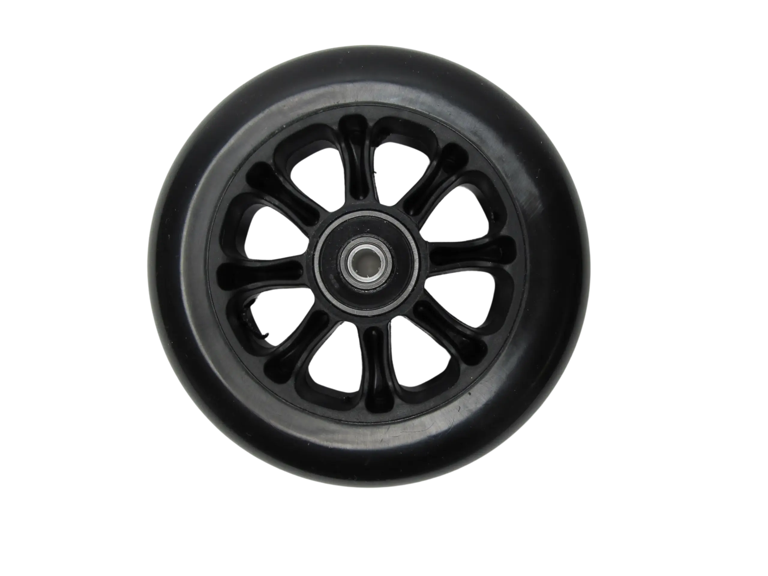 FF Skate Flow Wheel top view – Eco-friendly roller ski wheel made from 100% recycled plastic for optimal performance.