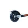 ff-360-flow-skate-roller-ski-salomon-binding-black-wheel-closeup.jpg Close-up of FF 360 Flow Skate roller skis with Salomon bindings and 100% recyclable black plastic wheels.