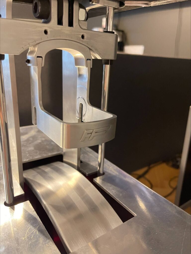 Innovative rolling resistance analysis technology by FF Skis, improving ski speed and efficiency.