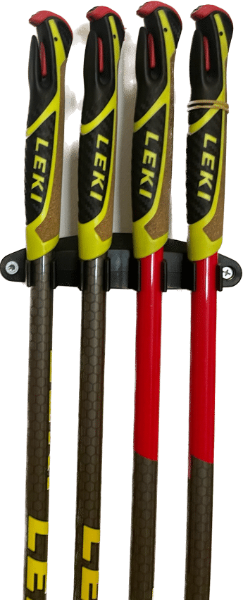 Wall-Mounted Ski Pole Holder | Durable Storage Solution Wall-mounted ski pole holder – space-saving storage for ski equipment