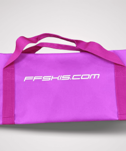 Rollerskibag Pink Rollerskibag in pink with FFskis.com logo – durable water-resistant rollerski bag for safe transport and storage