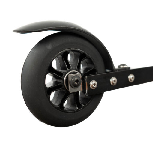 FF Pro Skate Rollerski Back Side FF Pro Skate roller ski – back side view with Floating Fork technology