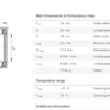 INA-Bearing-Dimensions-and-Performance-Data Technical chart showing INA bearing dimensions and performance data for precision applications