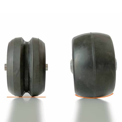 V-Track-Wheels-for-Rollerskis V-Track Wheels – Real Ski Feel on Asphalt